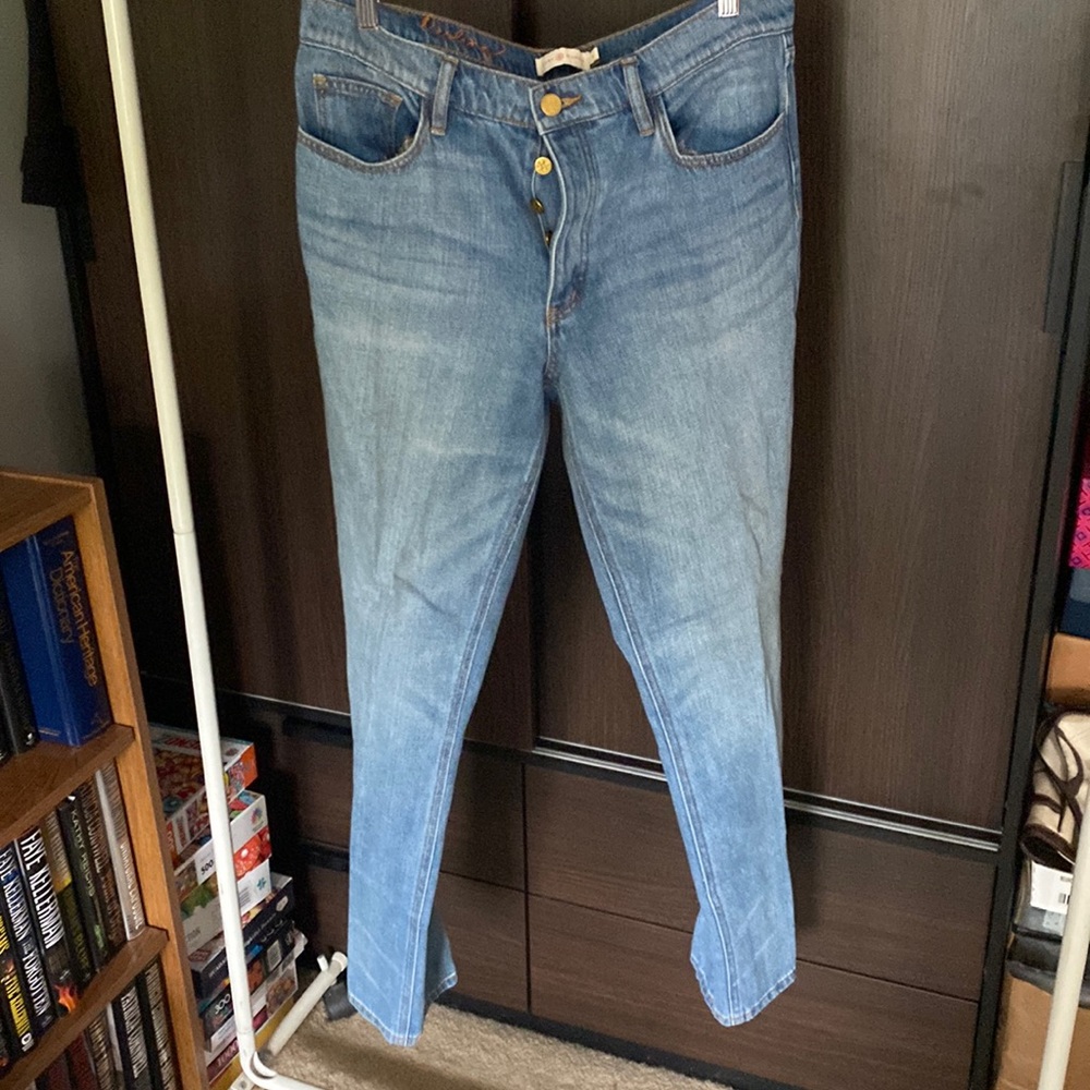 👖Tory Burch Blue Straight Leg Jeans👖